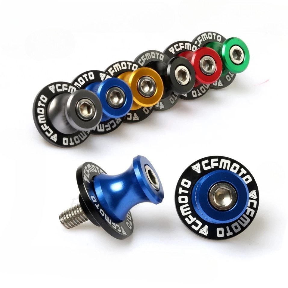 สาหรับ CFMOTO 250SR 300SR รถจักรยานยนต์ CNC อลูมิเนียม Swingarm Spools Slider ขาตั้งสกรูอุปกรณ์เสริมรถจักรยานยนต์