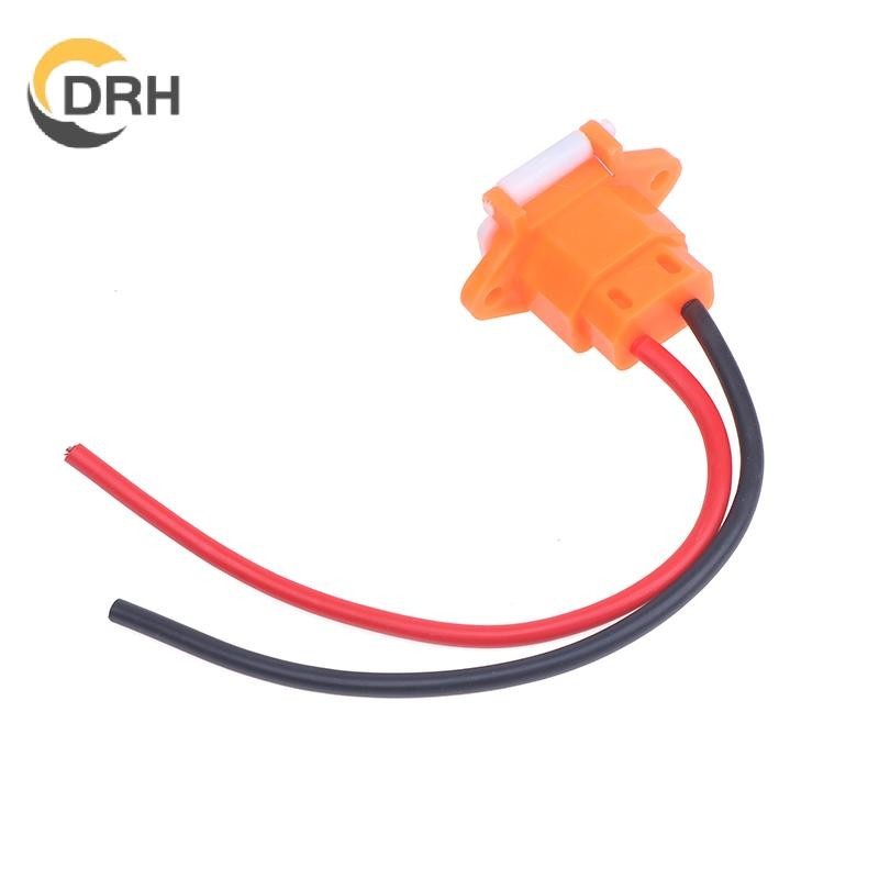 Newwellknownepic Ebike สกู๊ตเตอร์แบตเตอรี่ปลั๊กสามแนวตั้งชาร์จซ็อกเก็ตสายไฟ 12AWG สาหรับ 36V 48V Universal TH