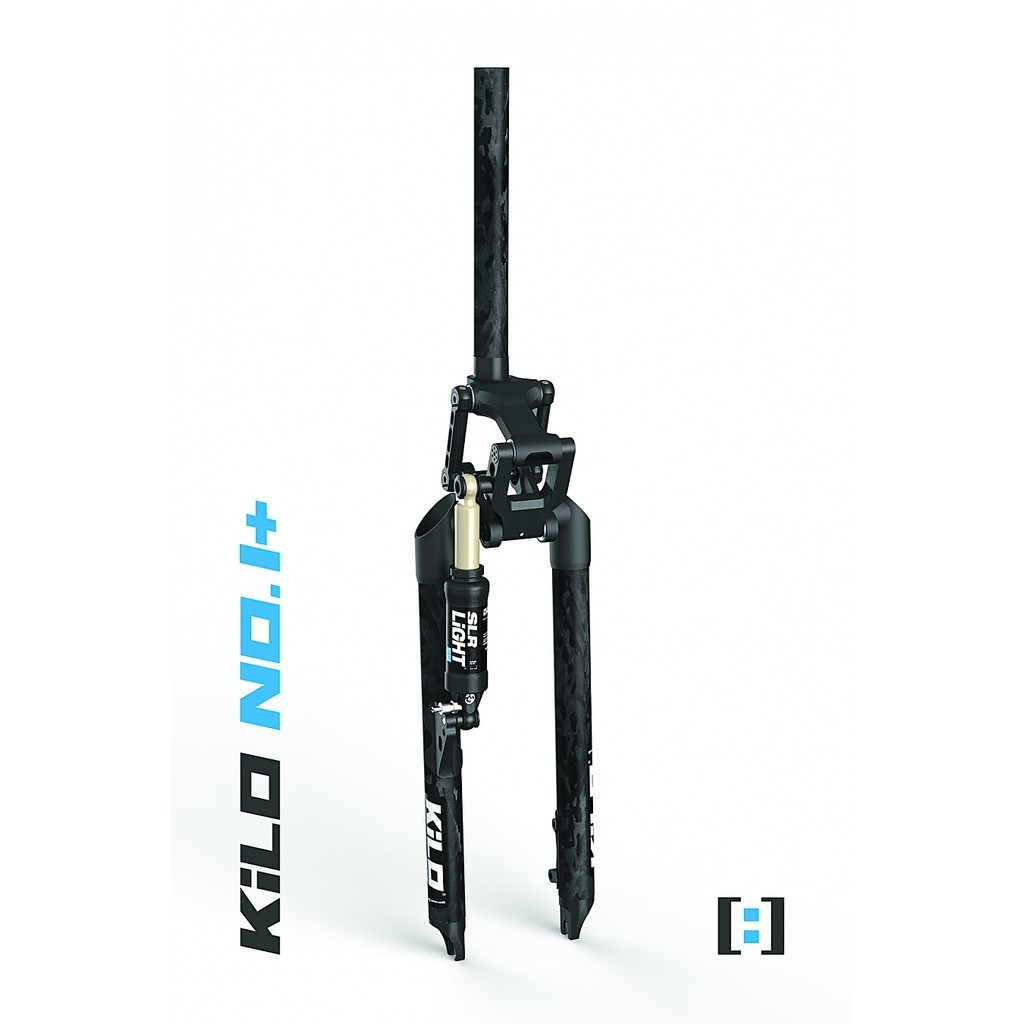 หลอดฟางสำหรับจักรยานเสือภูเขาคาร์บไฟเบอร์น้ำหนักเบา พิเศษด้วยFourLink Front Fork 1098g