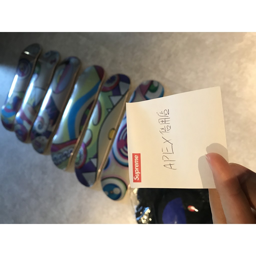 Takashi Murakami x ComplexCon 2017 Limited Skateboard แบบครบชุด จำนวน 6 ชิ้น