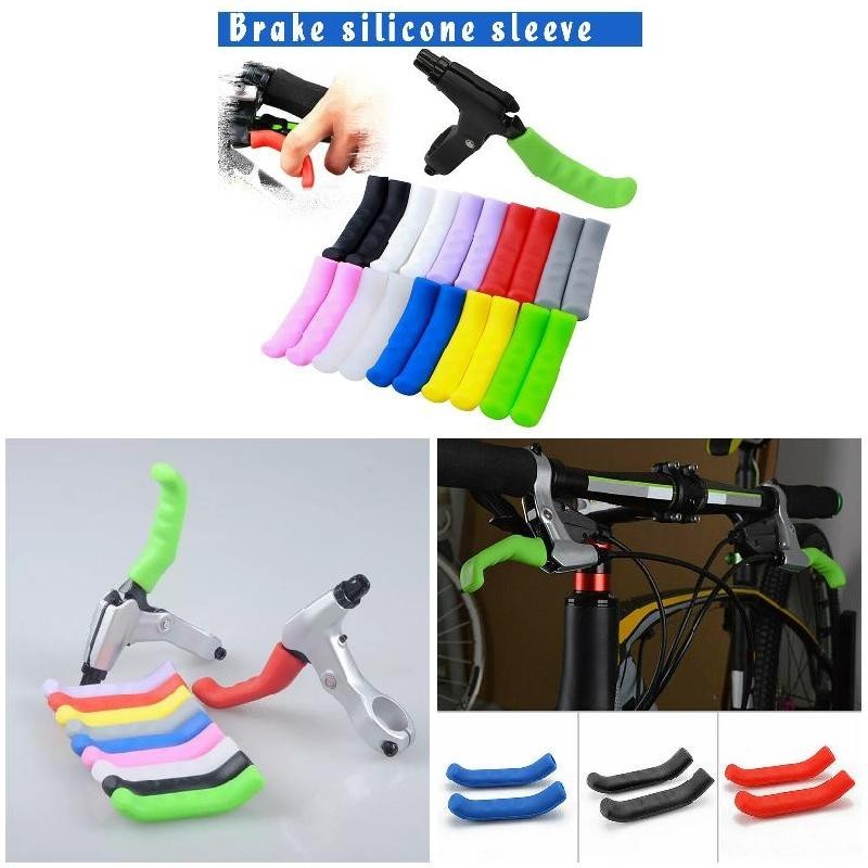 ครอบหัวจับและสวิตช์เบรกซิลิโคน ป้องกันเลื่อนสำหรับจักรยาน MTB
