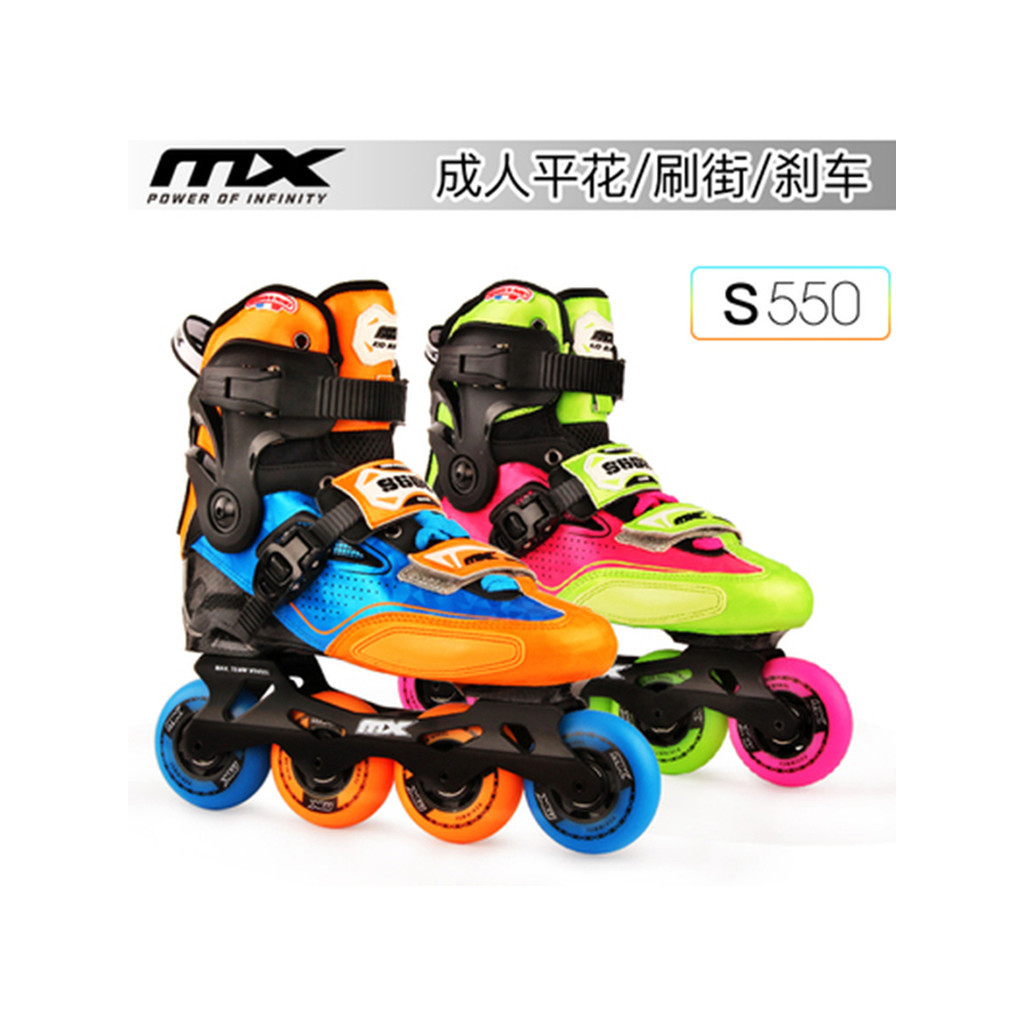 โรลเลอร์สเกตแบบแฟชั่นสำหรับเด็ก สไตล์แบนดอกไม้ ใช้งานได้ทั้งมือใหม่และมืออาชีพ