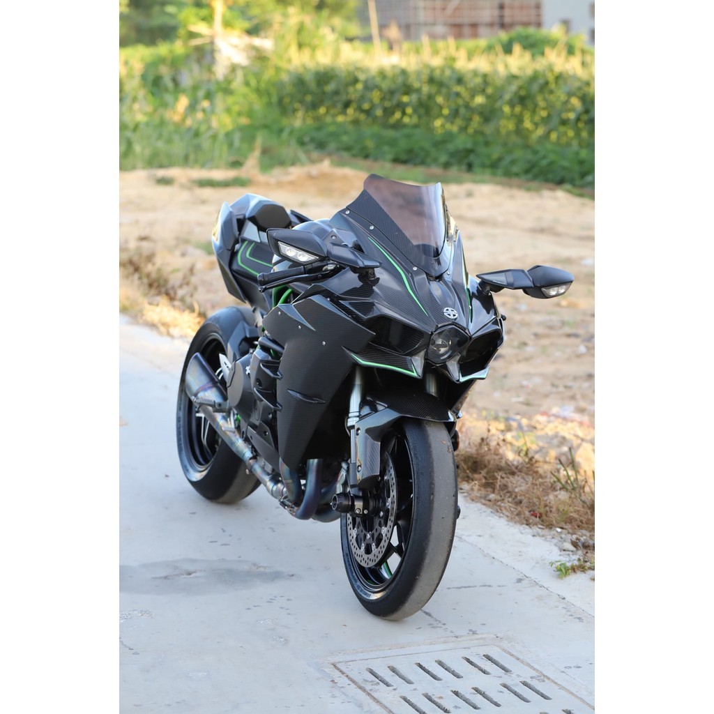 มือสอง Kawasaki Little Ninja 400C ในประเทศ H2 รถจักรยานยนต์รถทั้งคัน Horizon รถสปอร์ต Double Tank WaterCooled Heavy Street Car