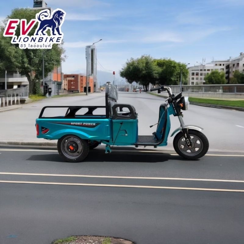 สามล้อไฟฟ้าบรรทุกยกดั๊มได้เปิดท้ายได้ รุ่น BIGTT4 1000 วัตต์แถมตัวตั้งเวลาตัดไฟ