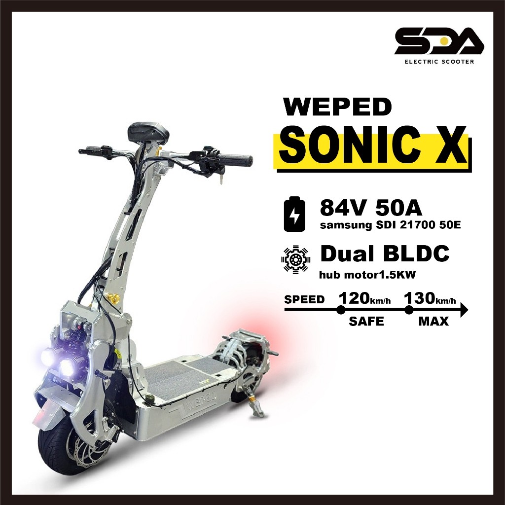 WEPED SONIC X ESCOOTER 84V 50Ah 4200Wh