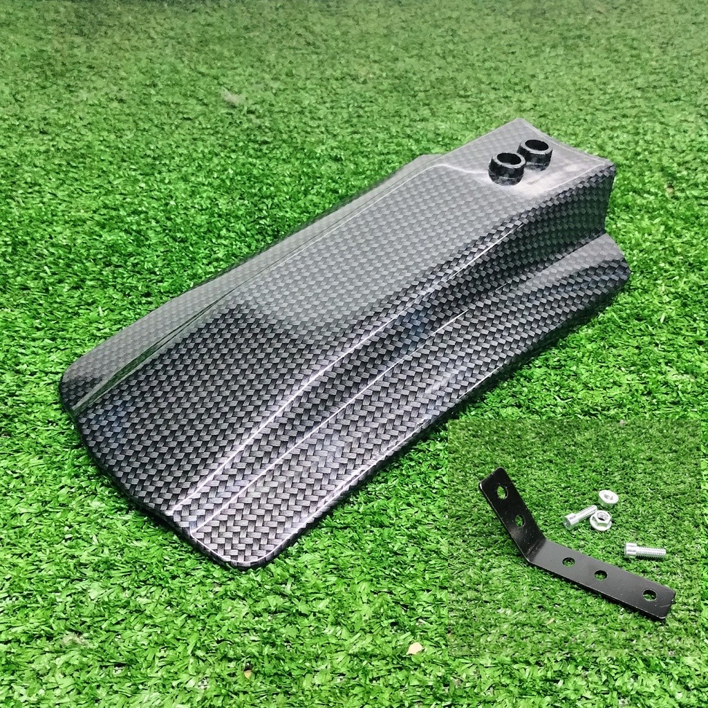 บังโครนหน้าหลังสกู๊ตเตอร์ไฟฟ้าพลาสติกลายเคฟล่า