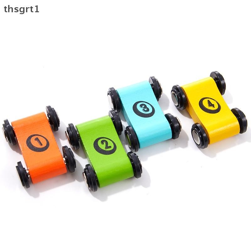 thsgrt1 ไม้เด็กสไลด์รถรถเข็นติดตามสไลด์ความเฉื่อยดึงกลับเครื่องร่อนของเล่น TH