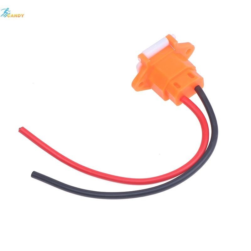 NDY Ebike สกู๊ตเตอร์แบตเตอรี่ปลั๊กสามซ็อกเก็ตชาร์จแนวตั้งพร้อมสายไฟ 12AWG สาหรับ 36V 48V Universal N