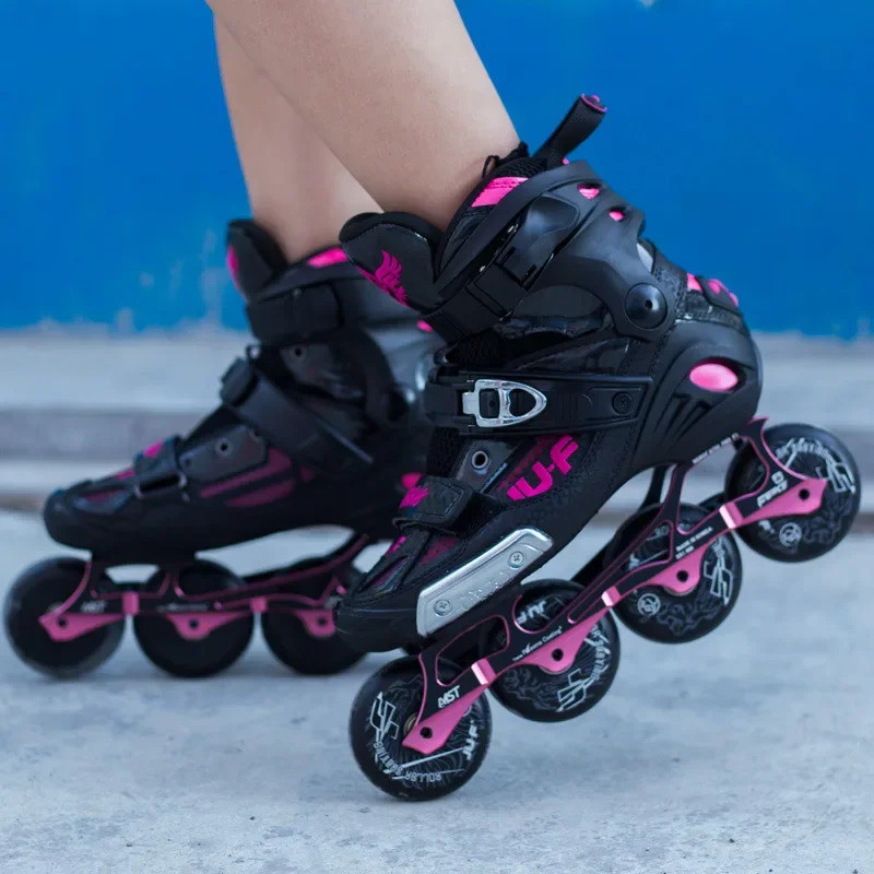 สเก็ต Hurricane สำหรับผู้ใหญ่ รองเท้าสเก็ตล้อตรง พร้อมพูลลี่ ใช้งานได้ทั้งผู้ชายและผู้หญิง