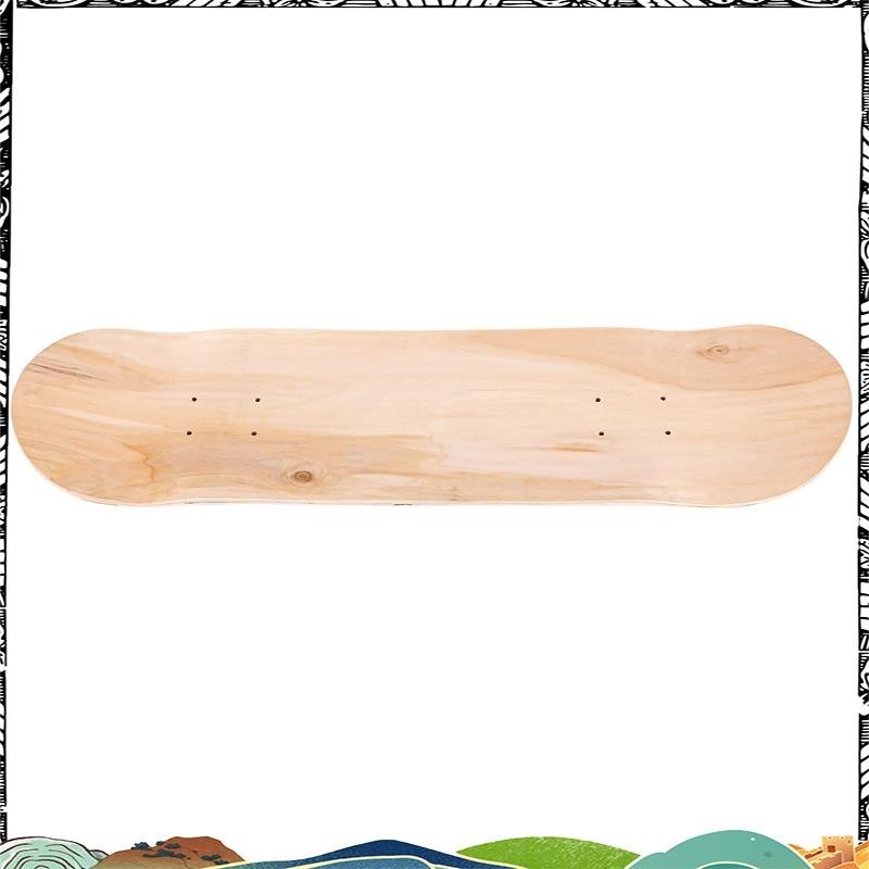 สเก็ตบอร์ดไม้เมเปิ้ล ขนาด 8 นิ้ว 8 ชั้น เกรดธรรมชาติ สำหรับสเก็ตบนดาดฟ้า