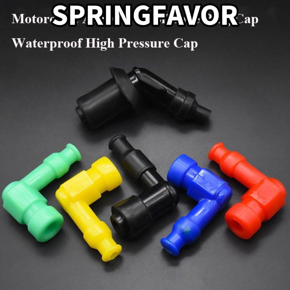 ฤดูใบไม้ผลิหมวกแรงดันสูงทนต่ออุณหภูมิสูง4สีซิลิโคนปลั๊กหมวกกันน้า70 100 110 125 150ประเภทปลั๊กหมวกอุปกรณ์มอเตอร์ไซค์