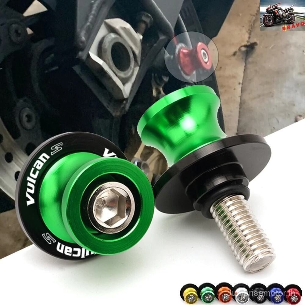 สาหรับ KAWASAKI Vulcan S 650 VN650 20152024 Swingarm Spools Slider ขาตั้งสกรูสลักเกลียว CNC อุปกรณ์เสริมรถจักรยานยนต์