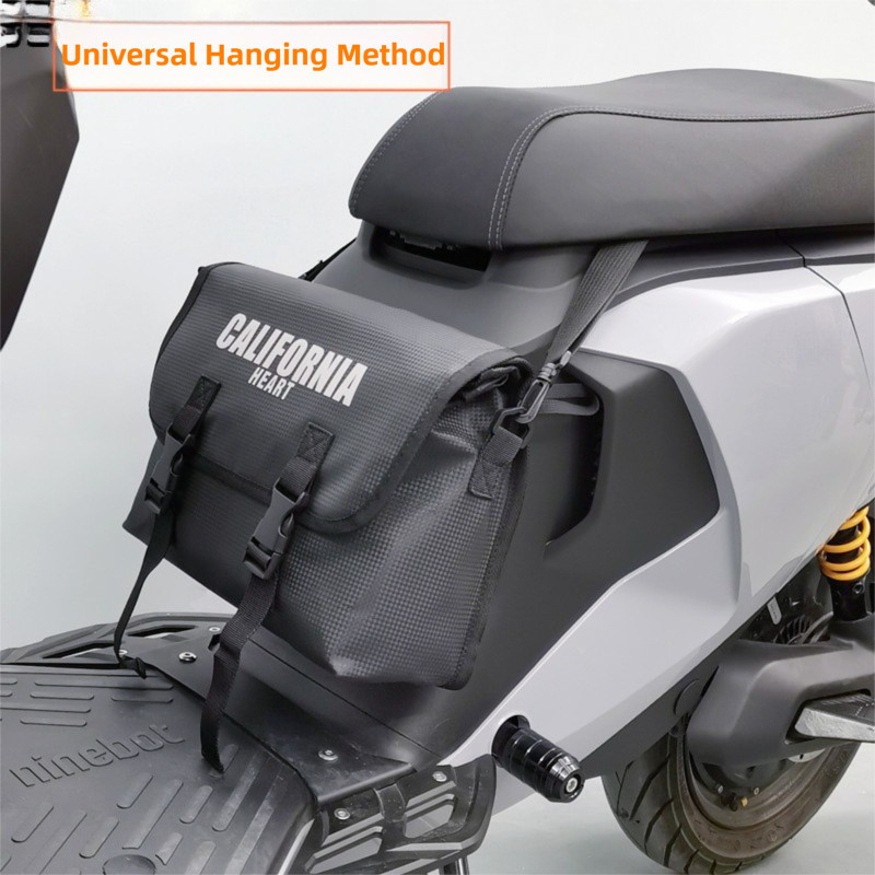 ฟานไช่ ด้านหน้าสากลเบาะรองนั่งกระเป๋าสกูตเตอร์รถยนต์ไฟฟ้าความจุขนาดใหญ่ที่เก็บที่ชาร์จหมวกกันน็อค