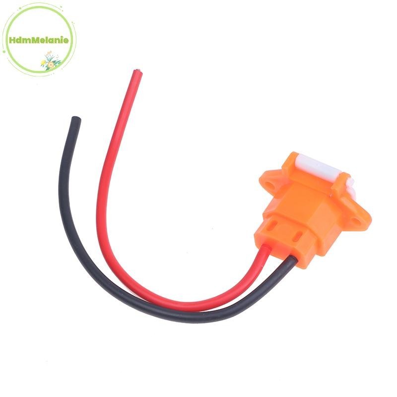 HDMM Ebike สกู๊ตเตอร์แบตเตอรี่ปลั๊กสามแนวตั้งชาร์จซ็อกเก็ตสายไฟ 12AWG สาหรับ 36V 48V Universal TH