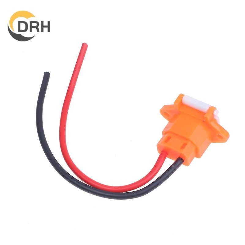 Newwellknownepic Ebike สกู๊ตเตอร์แบตเตอรี่ปลั๊กสามแนวตั้งชาร์จซ็อกเก็ตสายไฟ 12AWG สาหรับ 36V 48V Universal TH