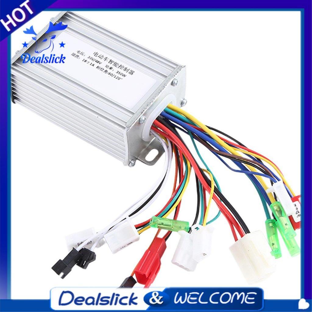 Controller 36V48V 350W สำหรับรถจักรยานไฟฟ้าและสกู๊ตเตอร์ พร้อมเทคโนโลยีอัจฉริยะ รองรับมอเตอร์คู่ในโหมดสองแบบ