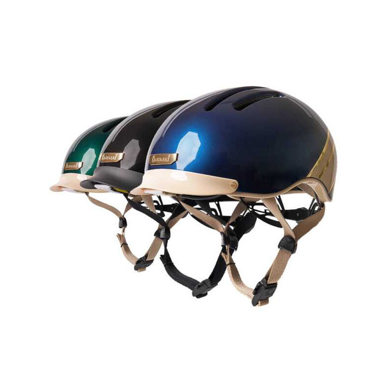 หมวกป้องกันแบบสไตล์ไทย จำกัดจำนวน สำหรับขี่รถ สกู๊ตเตอร์และจักรายาน ไซส์กะทัดรัด มีไฟLEDเพื่อความปลอดภัย