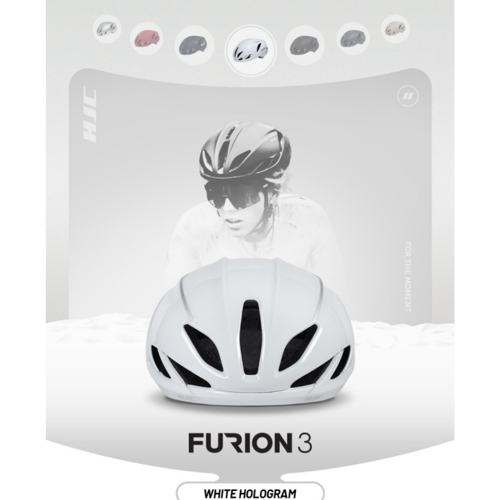 หมวกกันน็อค HJC Purion 3 โมเดลใหม่ ออกแบบเพื่อความเร็วบนถนน พร้อมฝาครอบสีขาวแบบโฮโลแกรม