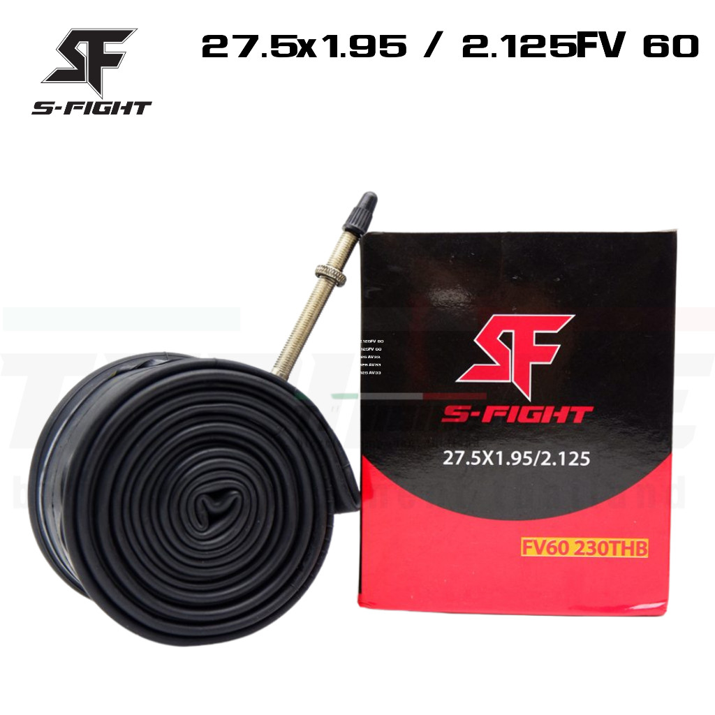ยางในจักรยาน SFight 275 x 1952125 ศรเล็กยาว FV60 ยางในเสือภูเขา คุณภาพสูง