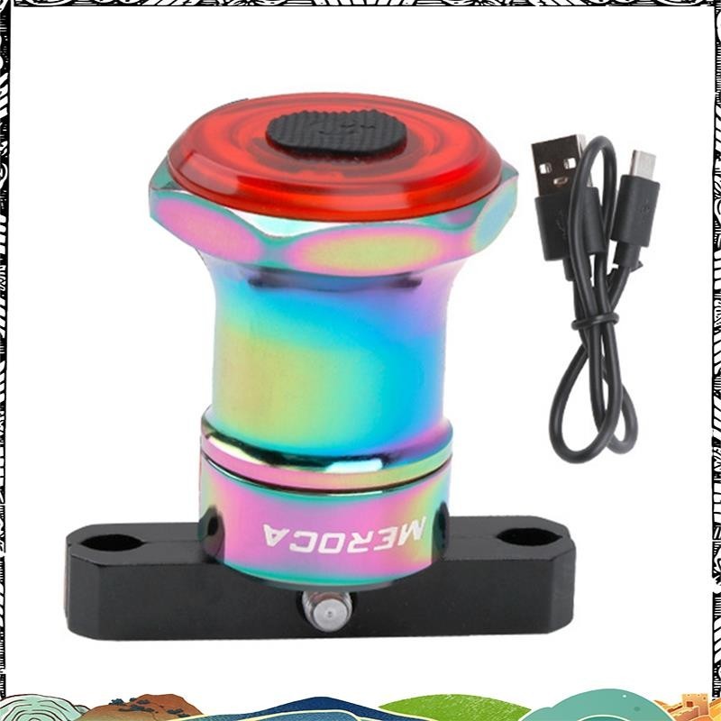 ซูเปอร์สมาร์ทจักรยานไฟท้ายด้านหลังอัตโนมัติเริ่มต้นหยุดเบรก ไอพีเอ็กซ์6กันน้า ยูเอสบี ชาร์จขี่จักรยานหางไฟท้ายจักรยานแสงเบาะสี