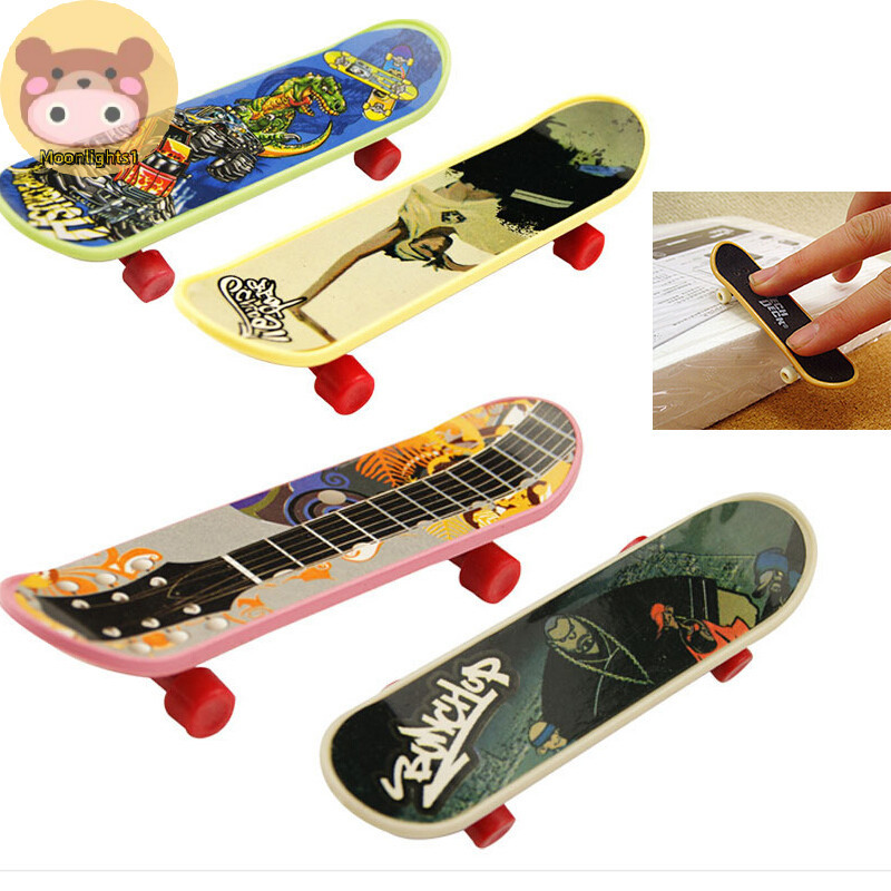 Moonlights1 1X Mini Finger Board สเก็ตบอร์ดความแปลกใหม่เด็กหนุ่มๆสาวๆของเล่นของขวัญสาหรับงานปาร์ตี้ 37 EN