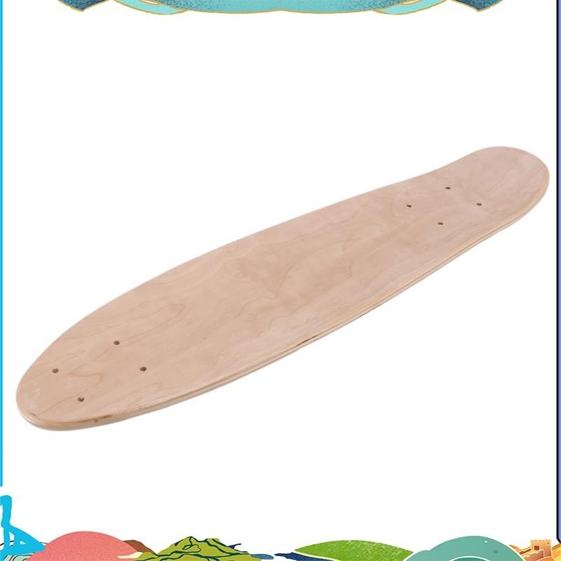 เดคสเก็ตบอร์ด Maple Banana ขนาด 22 นิ้ว สำหรับเลื่อนบนดาดฟ้าและการขับเรียบ