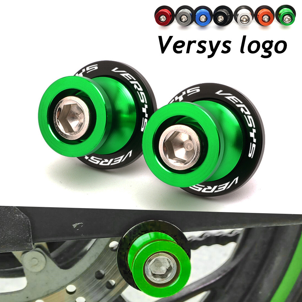 สาหรับ Kawasaki Versys 650 1000 Versys650 Versys1000 20152022 2023 Moto Swingarm Spools Sliders สกรู 8 มมอุปกรณ์เสริม