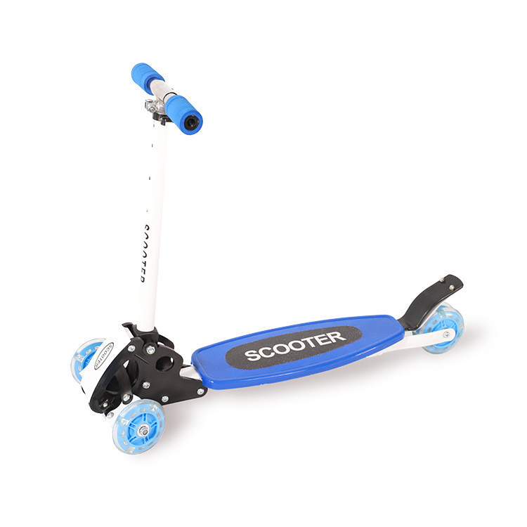 รถเด็กสกูตเตอร์พับได้ สามล้อเด็ก จักรยานเด็กฝึกทรงตัว ของเล่นเคลื่อนที่ trek ride สะดวกพกพา scooter เด็กเล่นกลางแจ้ง