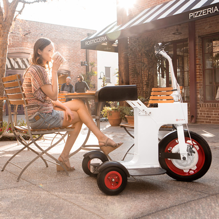 สกู๊ตเตอร์ไฟฟ้าพับได้ง่าย Ewheeling ACTON สามล้อ พกพาสะดวก