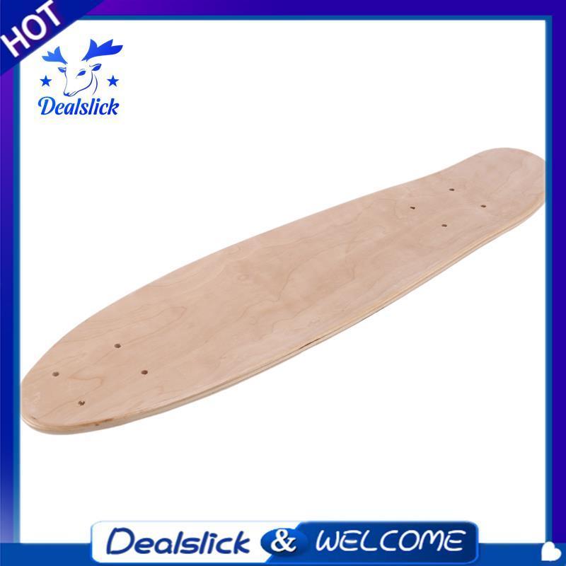 เด็คสเก็ตบอร์ดเปล่า 22 นิ้ว Maple Banana ขนาด 555x15 ซม สำหรับเลื่อนและการทำเอง