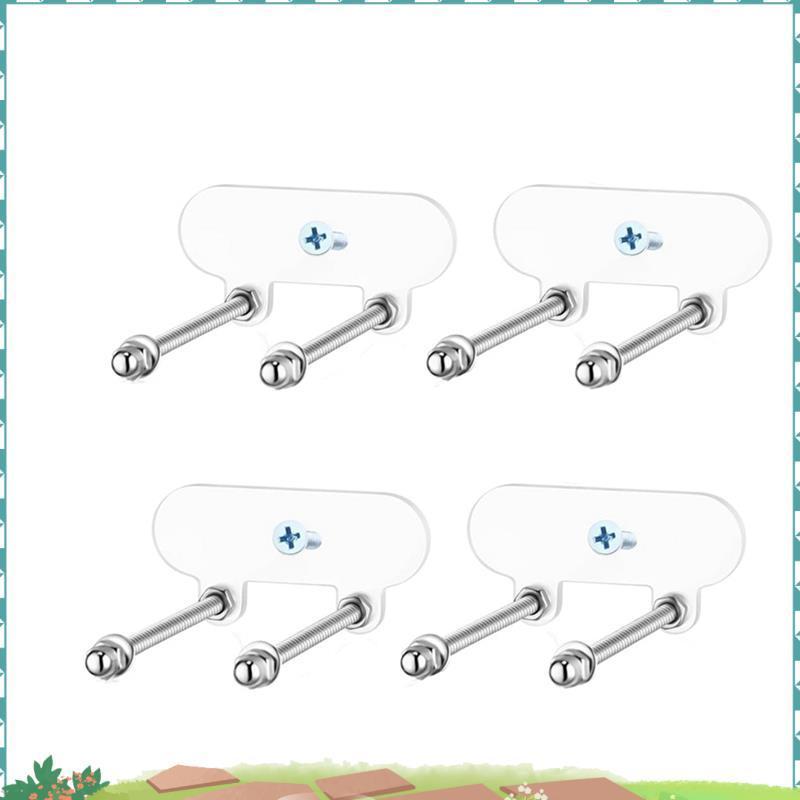 ชุดแขวนสเก็ตบอร์ดอะคริลิค 4 ชิ้น สำหรับวางสเก็ตบอร์ด สกู๊ตเตอร์ และลองบอร์ด