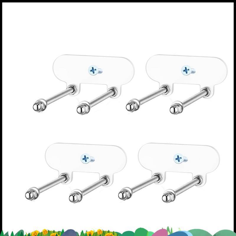 ชุดยึดติดฝากระแทกสเก็ตบอร์ด 4 ชิ้น พร้อมราวแขวน สกู๊ตเตอร์และสโนว์บอร์ด