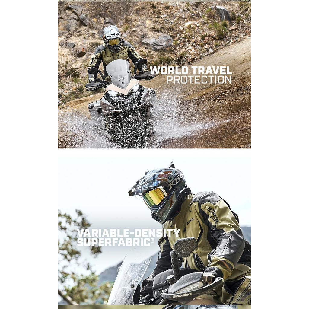 KLIM ใหม่ Wilderness กันน้ากลางแจ้งรถจักรยานยนต์ OffRoad Rally Four Seasons จักรยานขี่จักรยาน Jersey BADLANDS PRO A3