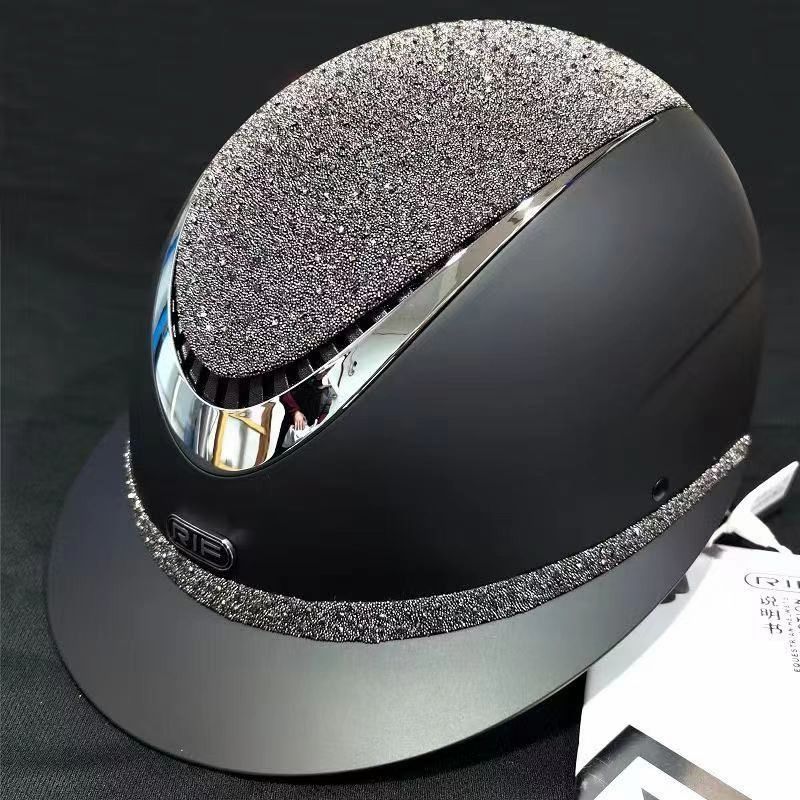 หมวกกันน็อครถม้า Big Brim สำหรับทั้งชายและหญิง ใช้ในกิจกรรมขี่ม้าและการฝึกอบรม