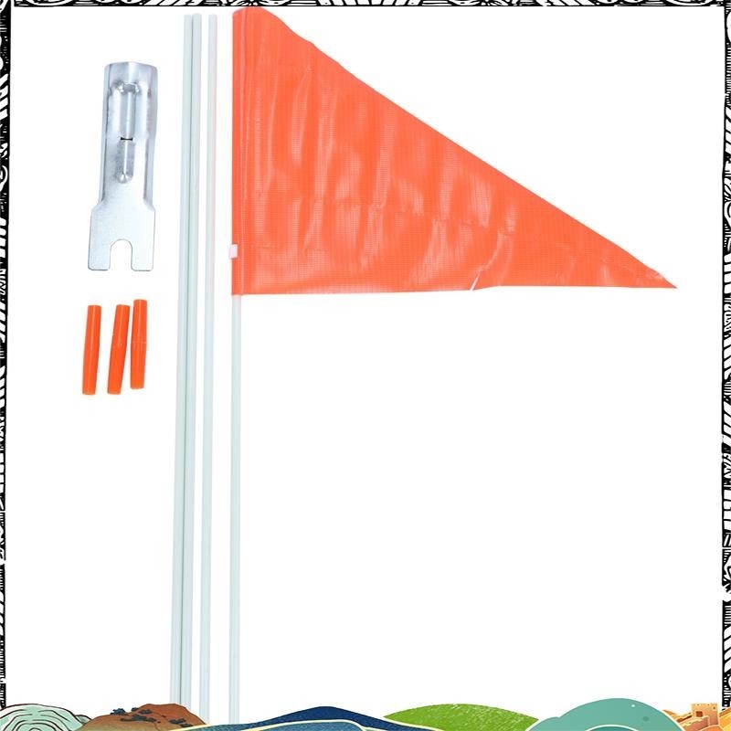 ธงความปลอดภัยสำหรับจักรยาน กันน้ำ สีสดใส ขนาด 6 ฟุต พร้อมเสาสามารถปรับระดับได้ เหมาะสำหรับเด็กและผู้ใหญ่