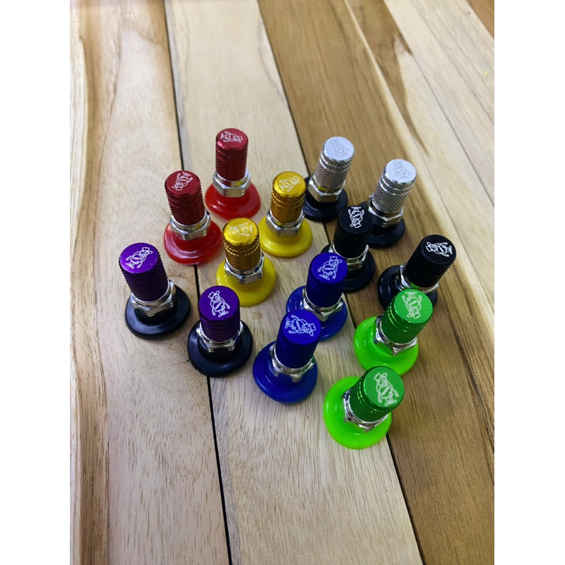 เซ็ทจุกลม 1SET ได้ 3 รายการ หน้าหลัง จุกลมยางลองจุกแหวนลองจุกลมสแตนเลส