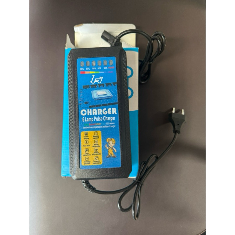 สายชาร์จรถไฟฟ้าLion Sagasonic 3ล้อไฟฟ้า 48V 20AH สายชาร์จสามล้อไฟฟ้า สายชาร์จแบตเตอรี่
