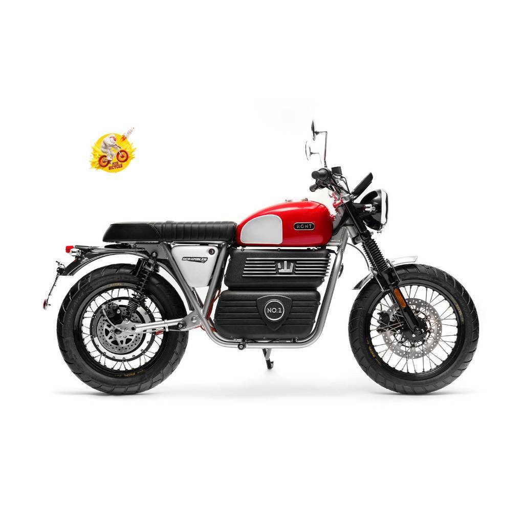 RGNT The No1 Scrambler SEL มอเตอร์ไซค์ไฟฟ้าเมืองสายพรีเมียม และงานดีไซน์กลิ่นอายยุค 80s ที่ดูหรูและมีเอกลักษณ์