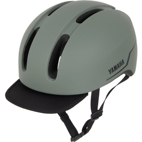 Yamaha Bicycle Helmet Canvas Urban Yamaha Logo Size ML Size Head Circumference 224 232 inches 57 59 cm Matte Black Matte OffWhite Matte Gray Matte Olive Matte Ash Blue