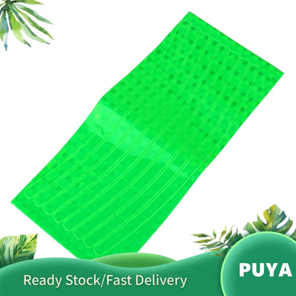 Puya Puya เรืองแสงขี่จักรยานจักรยานจักรยานล้อสะท้อนแสงสติ๊กเกอร์สะท้อนแสง Reflector