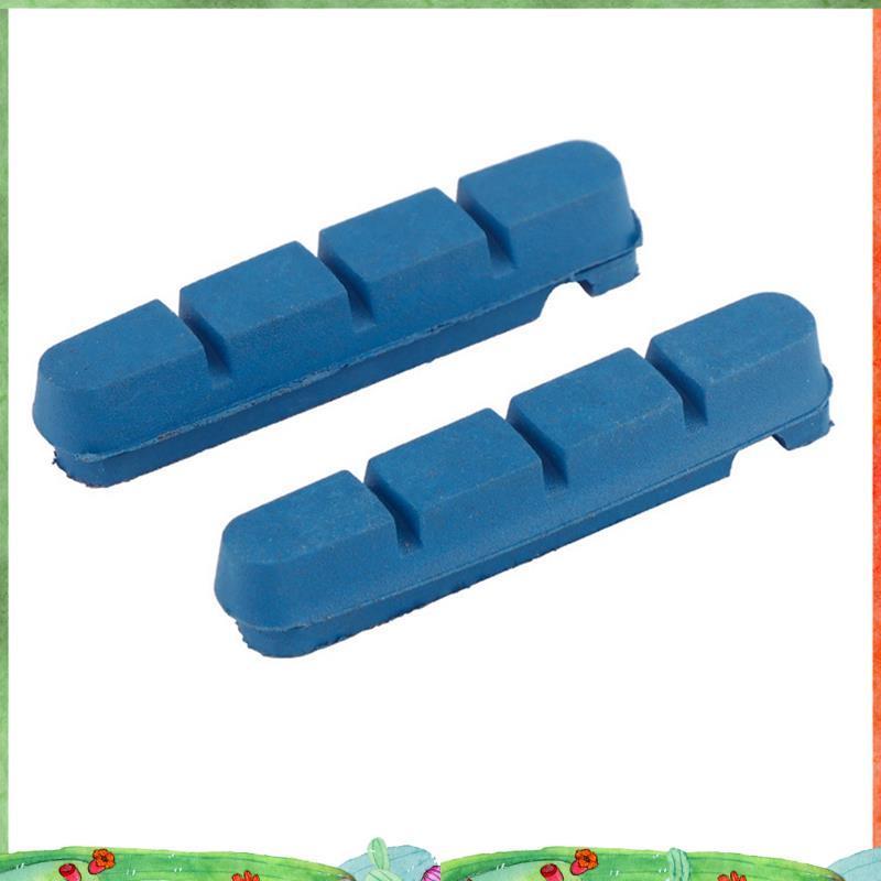 การออกแบบเพื่อการแข่งขัน เบรคคาร์บอน 55 มม สำหรับจักรยาน เหมาะกับทุกสภาพอากาศ รองรับ CVbrake สีฟ้า