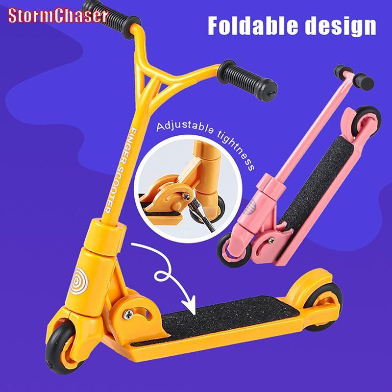Stormt เด็ก Kick Scooter Finger BMX พับ Ttype สกู๊ตเตอร์นิ้วเบรคของเล่นเพื่อการศึกษาสเก็ตบอร์ดนิ้วสนุกปลายนิ้ว Movemet
