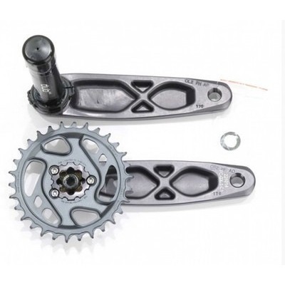 SRAM GX Eagle DUB WIDE 1x12s Crankset ขนาด 170mm x 32T สีเทาสำหรับจักรยาน