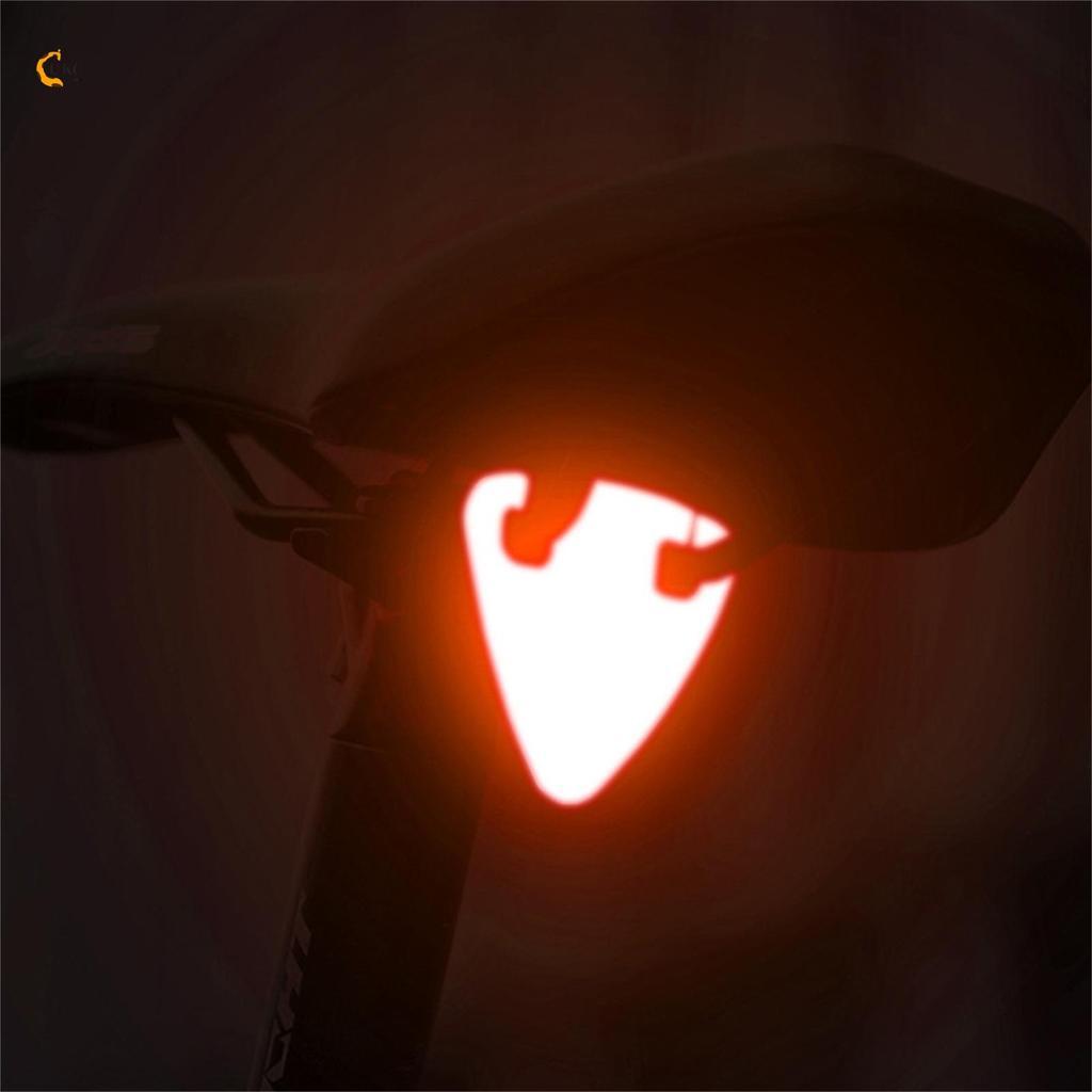 แท็กสะท้อนแสงสำหรับจักรยาน เหมาะกับจักรยานเสือภูเขาและการขี่บนถนน เพิ่มความปลอดภัยในการปั่นตอนกลางคืน