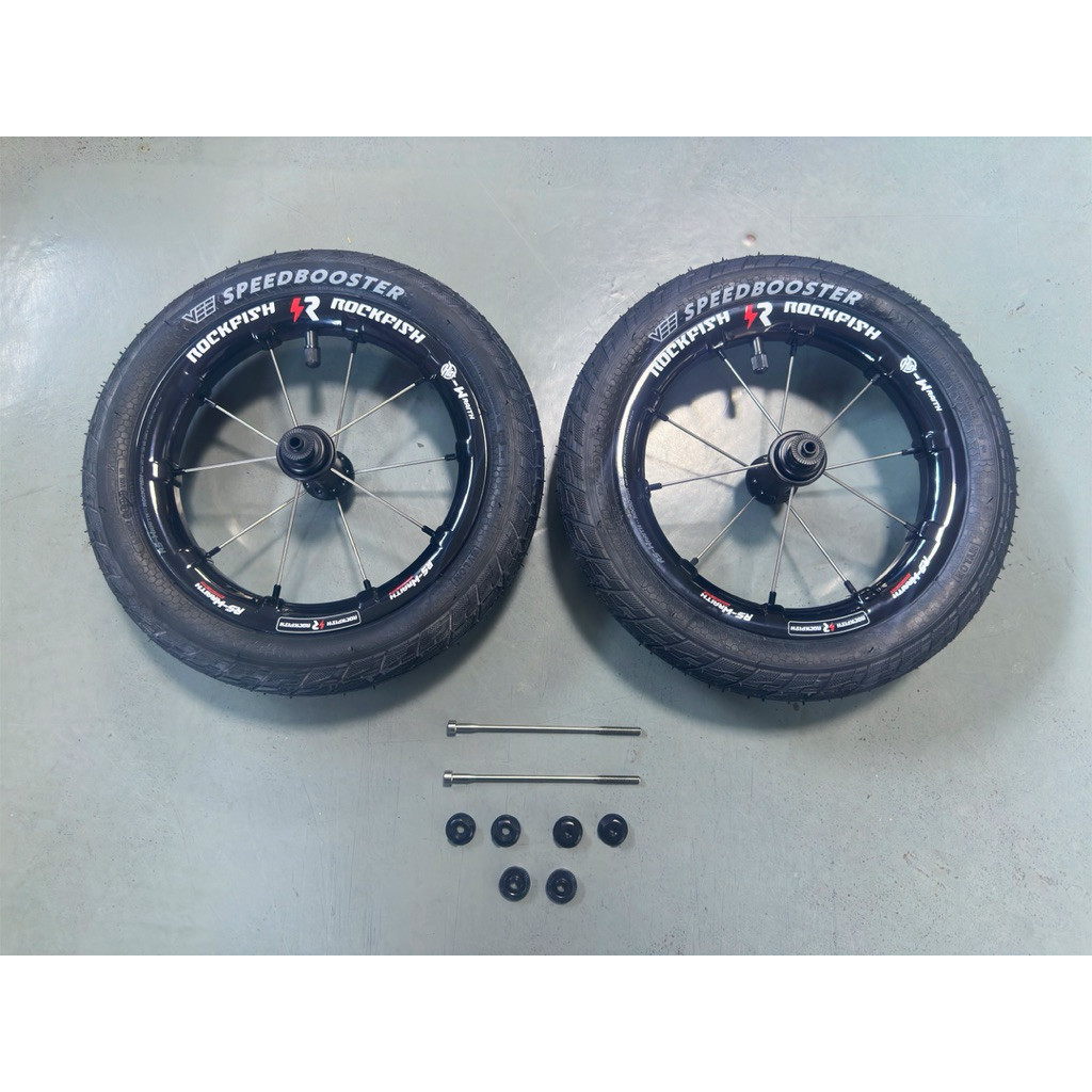 ล้อคาร์บอนจักรยานขาไถ Balance bike 12 นิ้ว Rockfish รุ่นใหม่ RSWRAITH 2025หน้า2ตลับหลัง4ตลับ