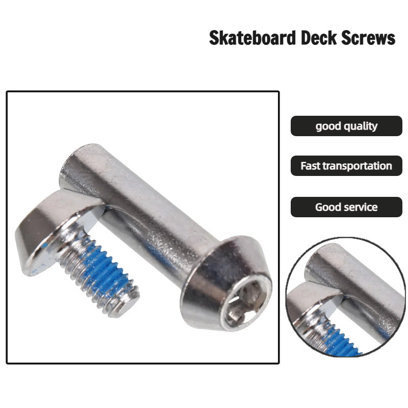 สกู๊ตเตอร์ไฟฟ้าแผ่นฐานสกรูสกรูหลอดล็อคความแข็งแรงสูงทนทานอุปกรณ์เสริม