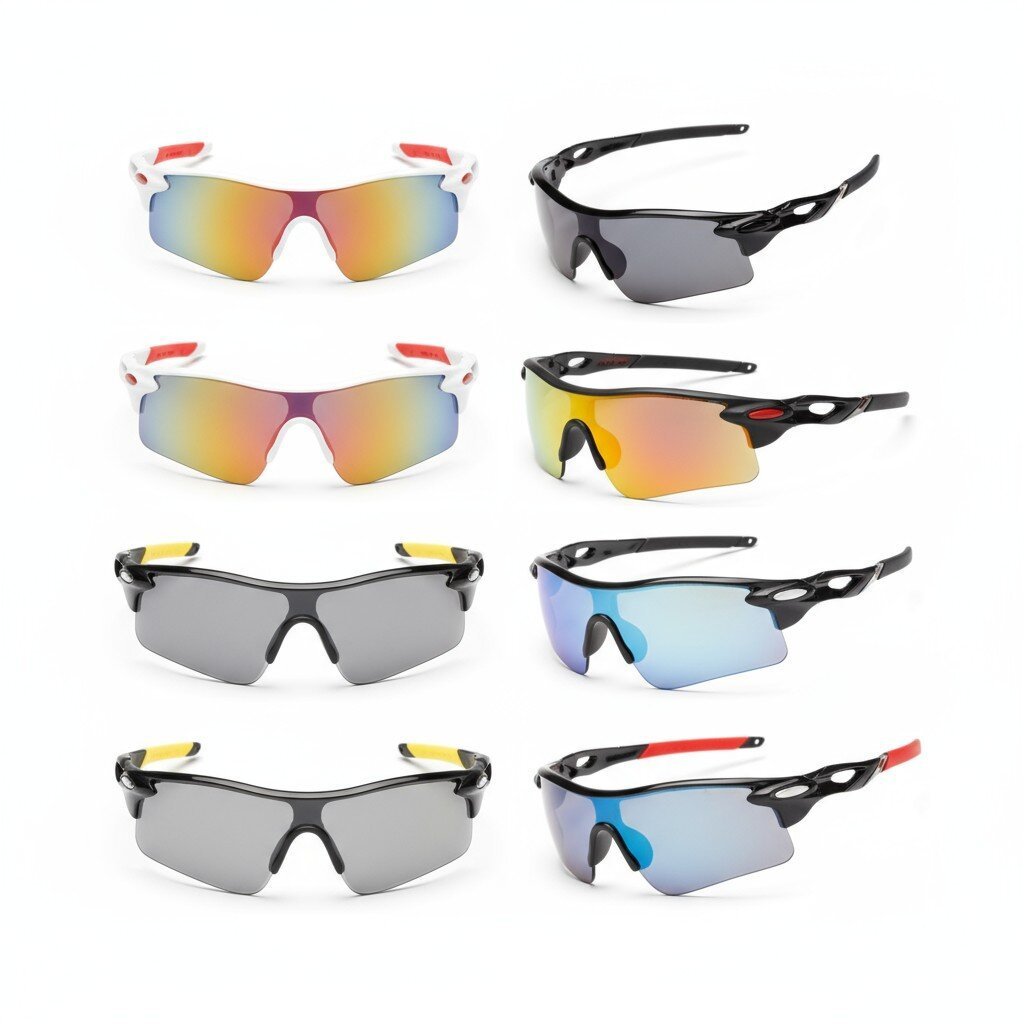 แว่นตาใช้ปั่นจักรยาน TREX 004 กันแดด กันลม กั แว่นกันแดด