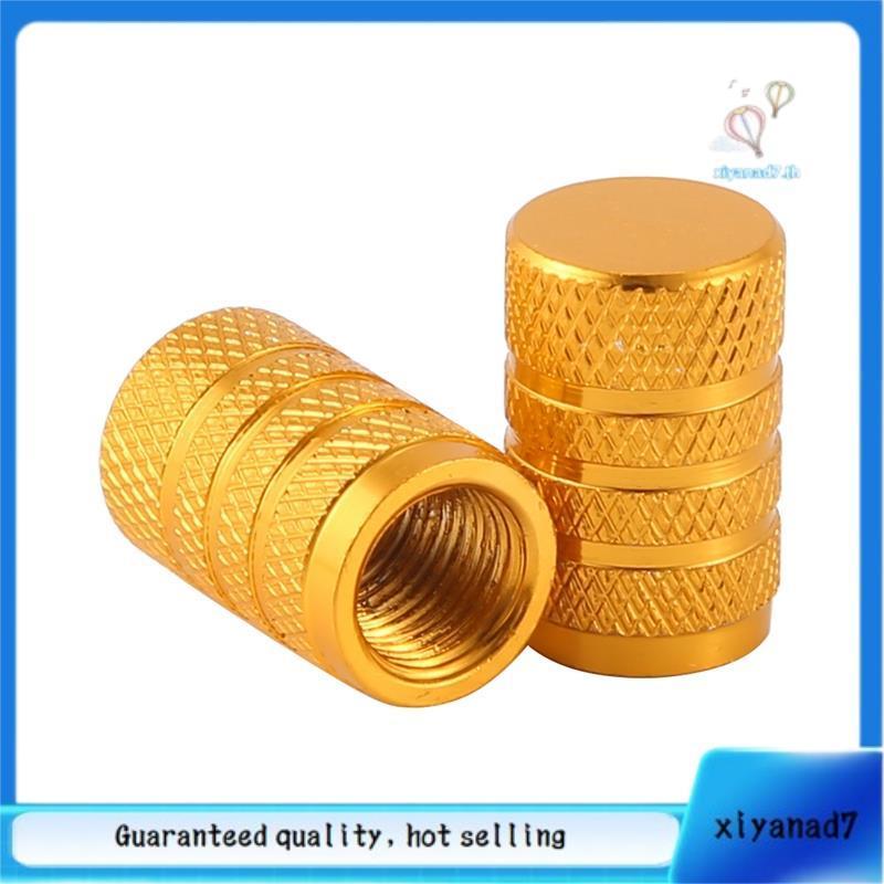 ฝาครอบวาล์วยางโลหะผสม สำหรับจักรยานและมอเตอร์ไซค์ รองรับวาล์ว Schrader สองชิ้น