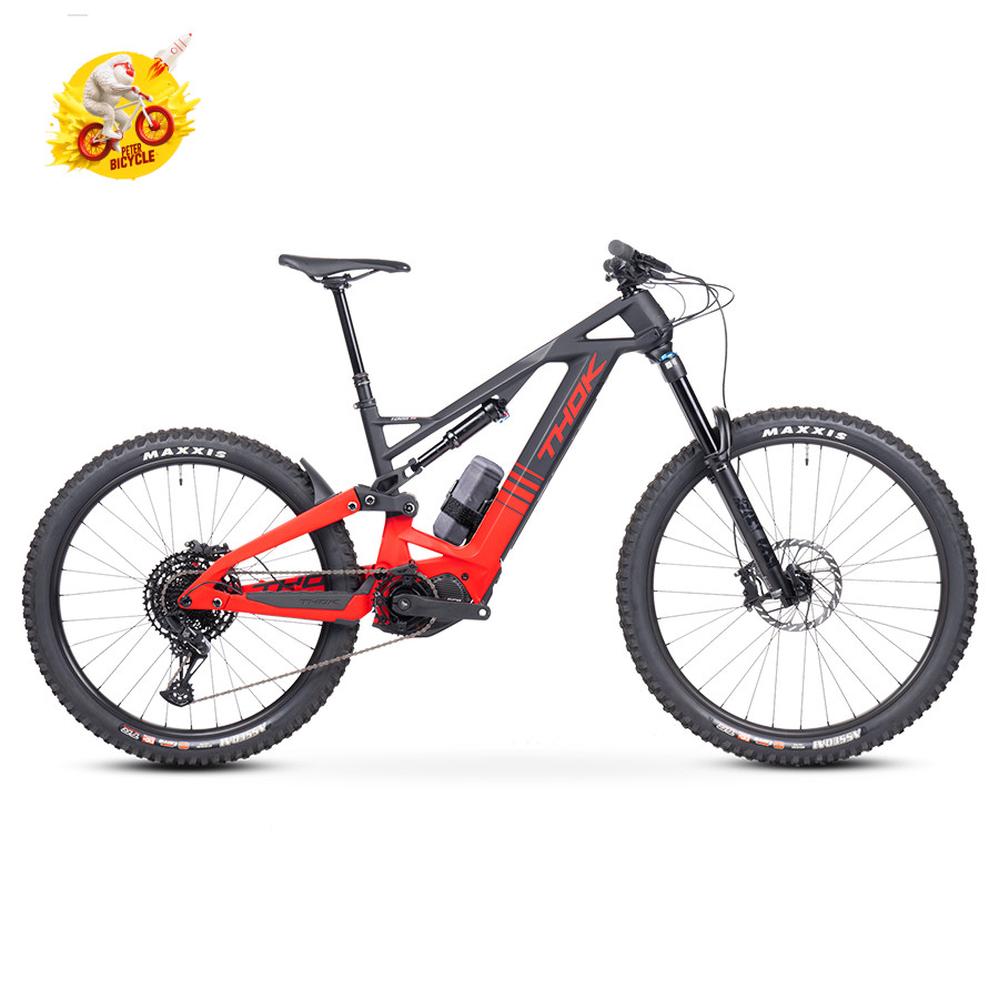 จักรยานไฟฟ้าเสือภูเขา THOK รุ่น GRAM 2026 FullCarbon eEnduro สายโหด ขับเคลื่อนด้วย SHIMANO