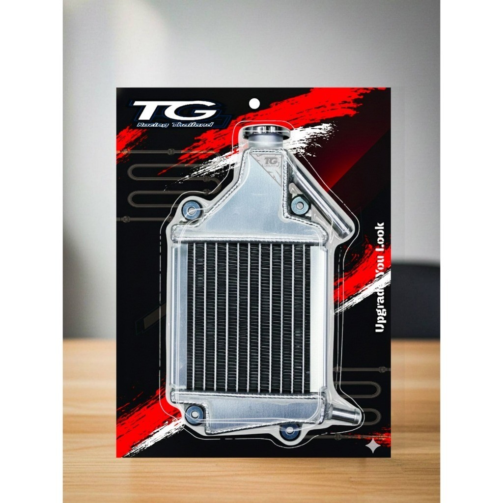 หม้อน้ำ จีออโน่ หม้อน้ำอลูมิเนียม GIORNO LEAD125 PCX160 หม้อน้ำตัวหนา ช่วยระบายความร้อนได้ดี งานของTGRacing